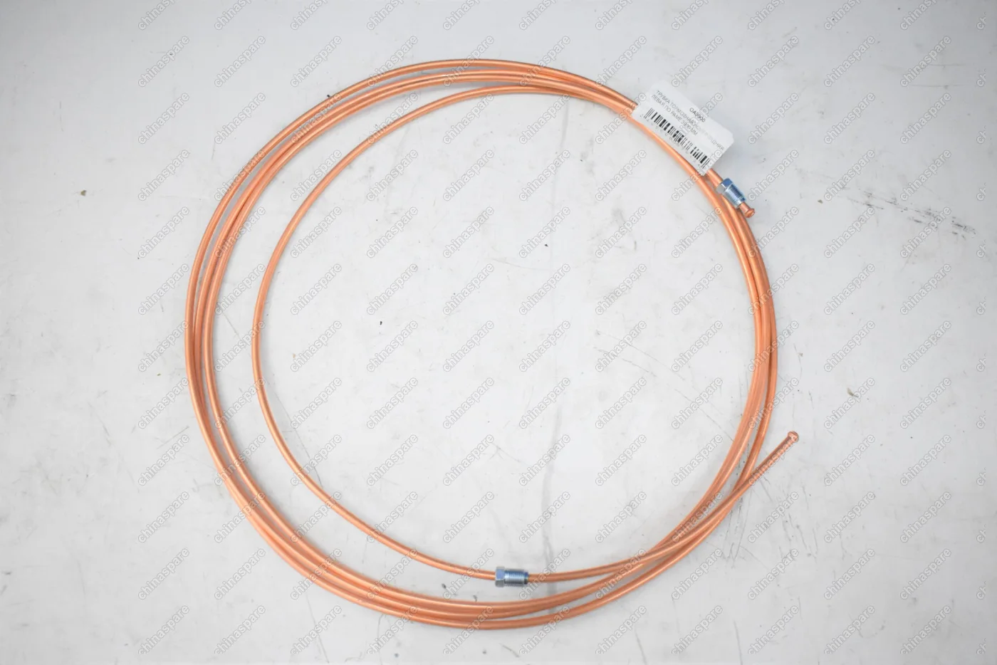 Трубка тормозная задняя (левая по раме) Great Wall Hover 3900 ММ (медь)