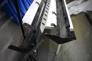 Накладки порогов наружные (без креплений) Kia Sorento (XM) 2009- (Уценка)