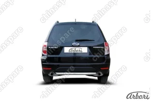 AFZDASF18 Защита заднего бампера d57 Arbori нерж. сталь для Subaru FORESTER 2008-2013