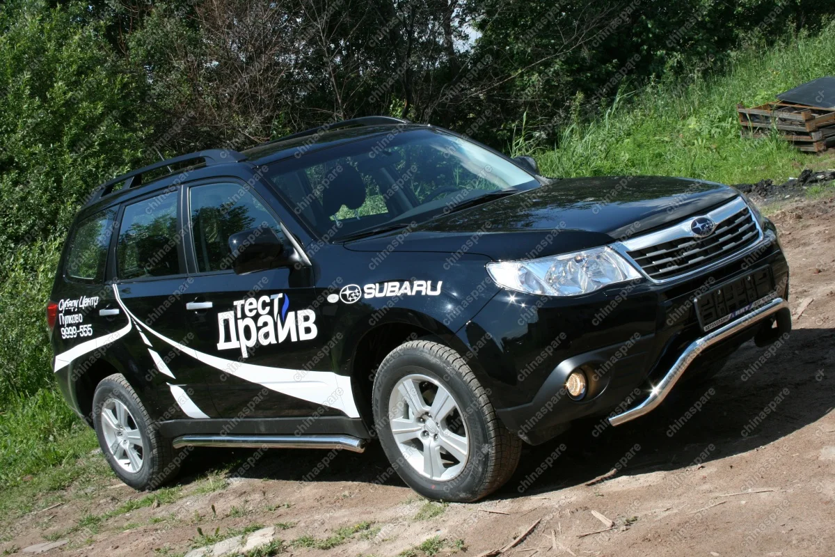 SUFR590689 Защита передняя нижняя d 60 "Subaru Forester" 2008- (за искл. версии STI), SUFR.59.0689