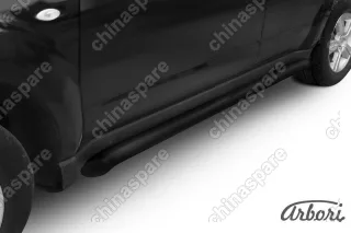 AFZDASF15B Защита порогов d76 труба Arbori черн. для Subaru FORESTER 2008-2013