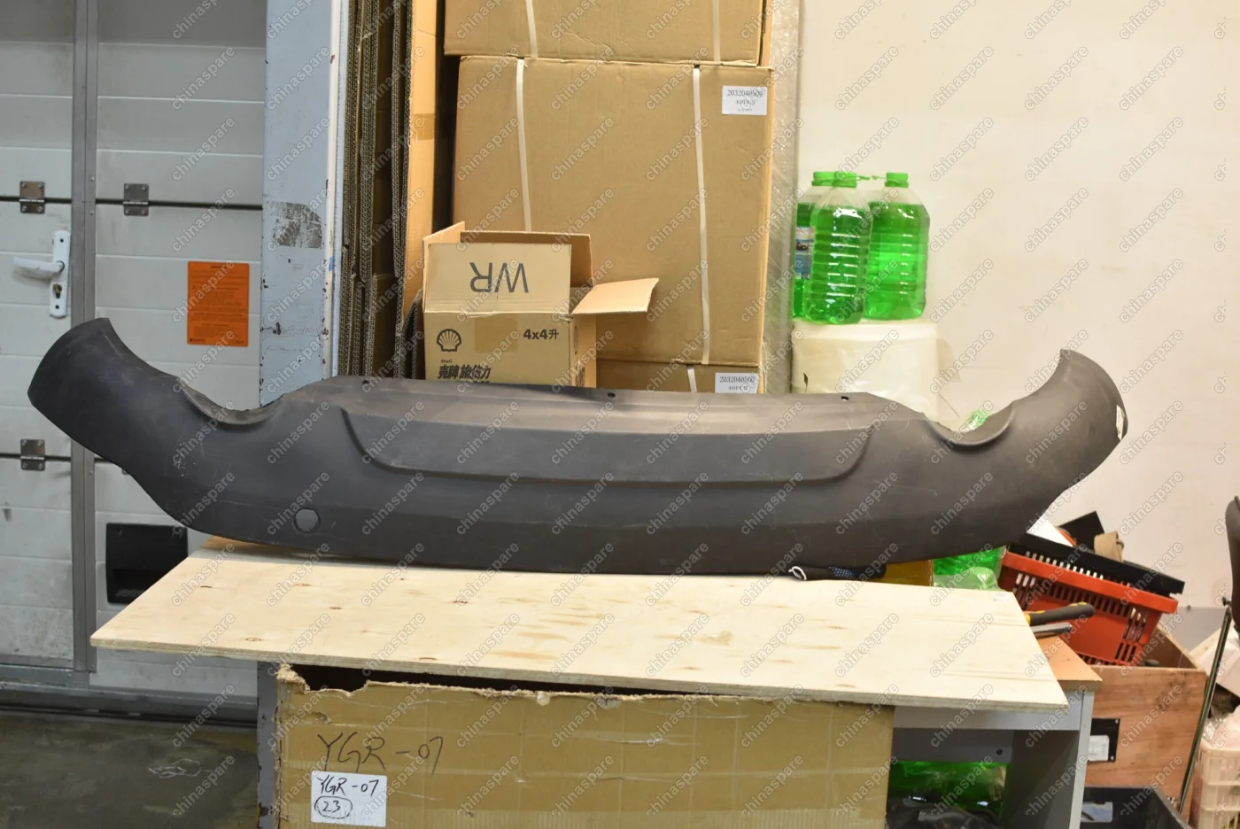 Накладка бампера заднего (Нижняя часть) Zotye T600 (уценка)