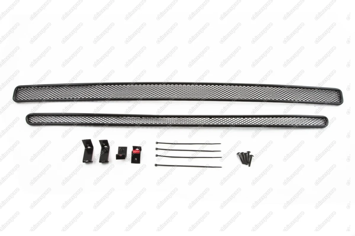 1500213101 Сетка на бампер внешняя для SUBARU Forester 2,0i-L, Active Edition, 2,5i-L 2013->, 2 шт., черн., 10 мм