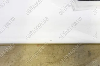 Пороги дополнительные (белые, с креплениями) Ssang Yong Action/Action Sports (уценка)