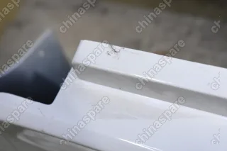 Пороги дополнительные (белые, с креплениями) Ssang Yong Action/Action Sports (уценка)