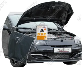 Накидка защитная на бампер и крылья 100х72см, цвет черный