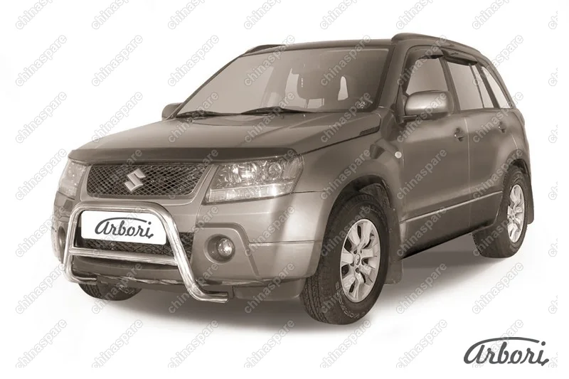 AFZDASGV0506 Кенгурятник d57 низкий  Arbori нерж. сталь для Suzuki GRAND VITARA 5дв. 2005-2008