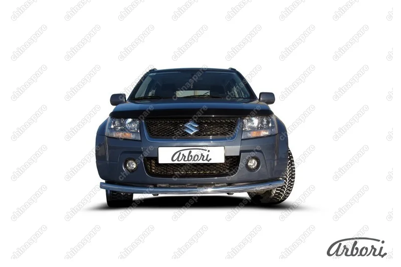 AFZDASGV0508 Защита переднего бампера d57 Arbori нерж. сталь для Suzuki GRAND VITARA 5дв. 2005-2008