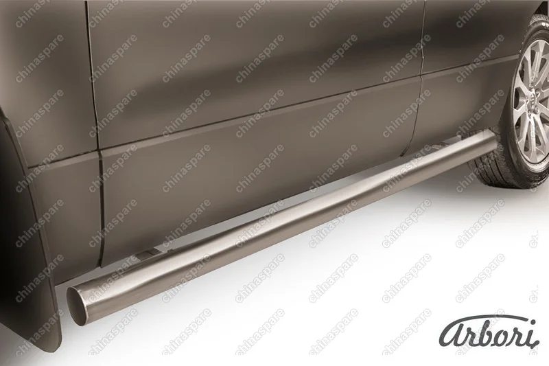 AFZDASGV0510 Защита порогов d76 труба Arbori нерж. сталь для Suzuki GRAND VITARA 5дв. 2005-2008