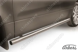 AFZDASGV0511 Защита порогов d57 труба Arbori нерж. сталь для Suzuki GRAND VITARA 5дв. 2005-2008