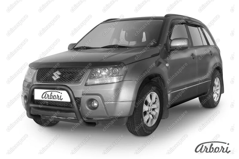AFZDASGV0506B Кенгурятник d57 низкий  Arbori черн. для Suzuki GRAND VITARA 5дв. 2005-2008