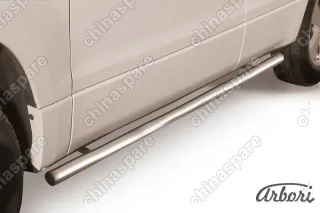 AFZDASGV0811 Защита порогов d57 труба Arbori нерж. сталь для Suzuki GRAND VITARA 5дв. 2008-2012