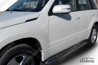 AFZDASGV0812 Защита порогов d42 с листом Arbori нерж. сталь для Suzuki GRAND VITARA 5дв. 2008-2012