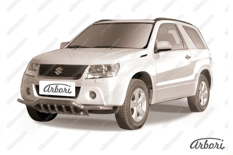 AFZDASGV3D0807 Защита переднего бампера Arbori d57 с защитой картера SUZUKI GRAND VITARA 3 doors 2008-2012