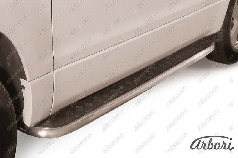 AFZDASGV3D0811 Защита штатных порогов Arbori d57 труба SUZUKI GRAND VITARA 3 doors 2008-2012