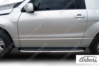 AFZDASGV3D0812 Защита штатных порогов Arbori d42 с листом SUZUKI GRAND VITARA 3 doors 2008-2012