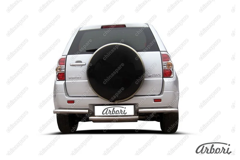 AFZDASGV3D0814 Защита заднего бампера Arbori d57 "волна" SUZUKI GRAND VITARA 3 doors 2008-2012
