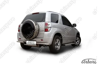 AFZDASGV3D0814 Защита заднего бампера Arbori d57 "волна" SUZUKI GRAND VITARA 3 doors 2008-2012