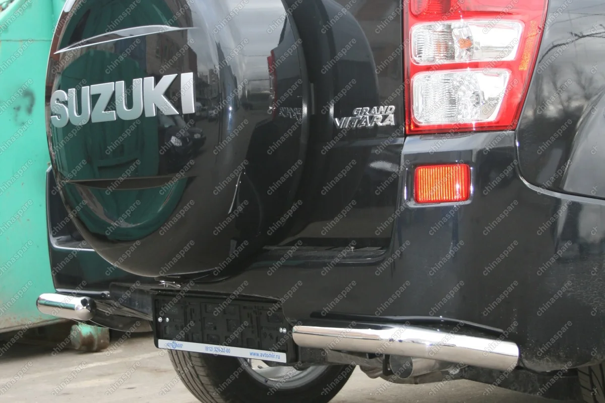 SZGV760767 Защита задняя "уголки" d 60 "Suzuki Grand Vitara" 2008- (5-ти дверная), SZGV.76.0767