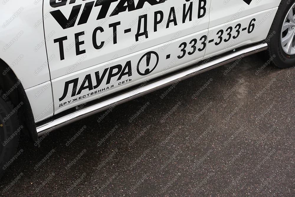 SZGV800270 Пороги труба d 60 "Suzuki Grand Vitara" 2008- (5-ти дверная), SZGV.80.0270