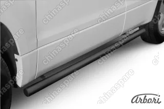 AFZDASGV0810B Защита порогов d76 труба Arbori черн. для Suzuki GRAND VITARA 5дв. 2008-2012