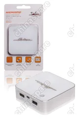APB-08-03 Аккумулятор внешний универсальный 7800мАч: 2хUSB 5V 1A+2.1A LED дисплей