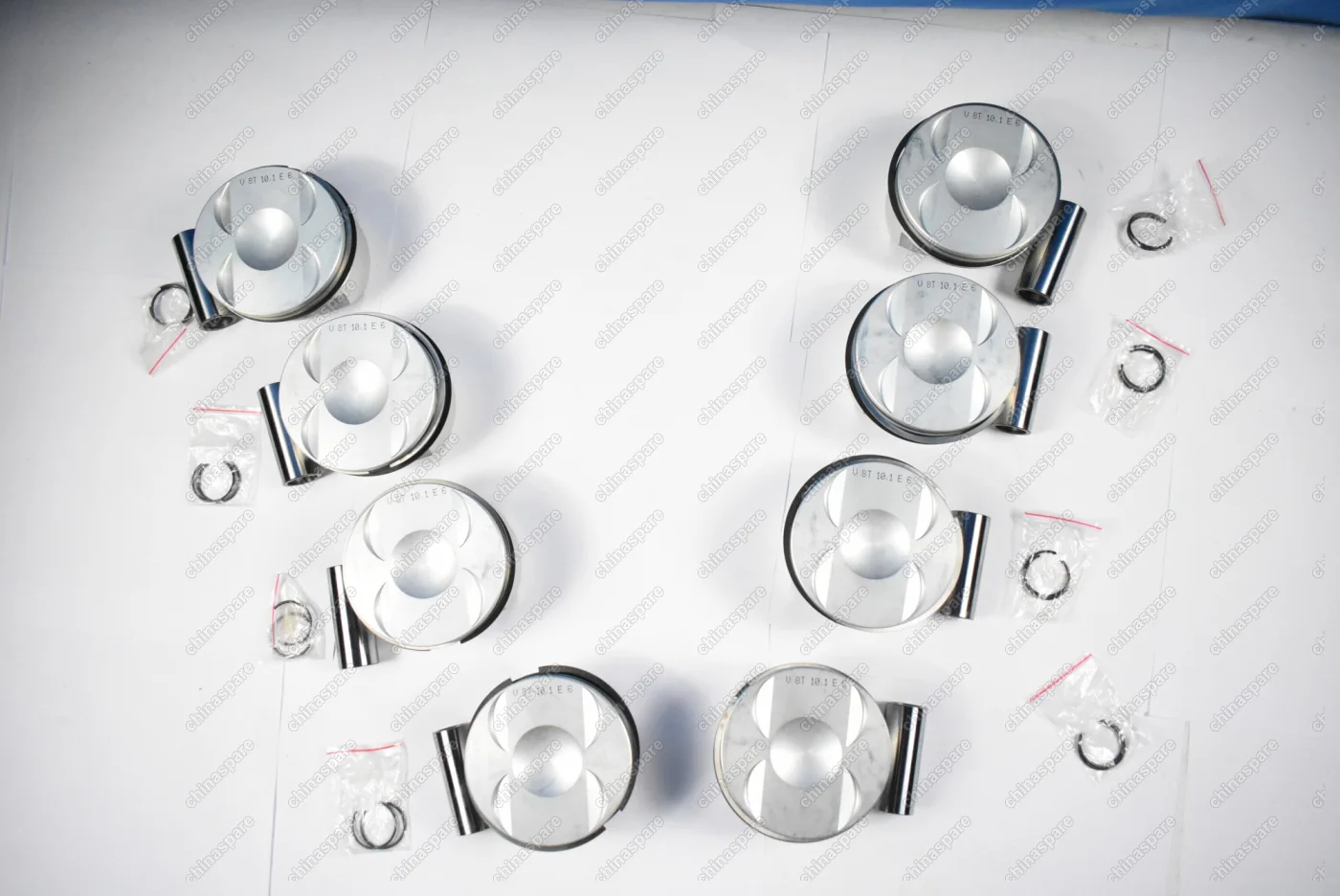 Поршни c кольцами и пальцем (комплект) +0,00 STD Audi A8 4,0 TFSI