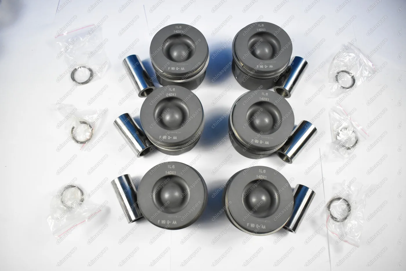 Поршни с кольцами и пальцем (комплект) +0,00 (STD) Land Rover 306DT 3,0 V6 Diesel