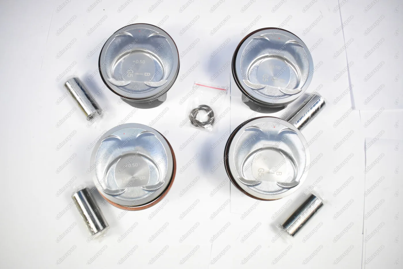 Поршни c кольцами и пальцем (комплект) +0,50 (R2) Hyundai Sonata VI / Kia Optima III, Sorento II