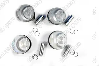 Поршни c кольцами и пальцем (комплект) +0,00 (STD) Hyundai G4KH 2,0L