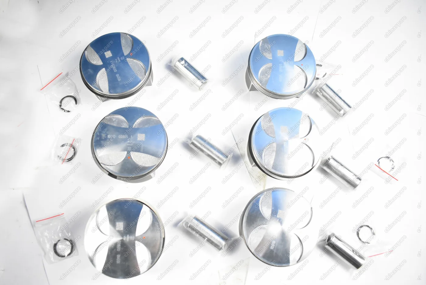 Поршни c кольцами и пальцем (комплект) +0,00 (STD) Mercedes-Benz M272.984 S400 V6