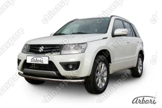 AFZDASGV1202 Защита переднего бампера d57 Arbori нерж. сталь для Suzuki GRAND VITARA 5дв. 2012-2015