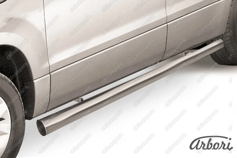 AFZDASGV1205 Защита порогов d76 труба Arbori нерж. сталь для Suzuki GRAND VITARA 5дв. 2012-2015