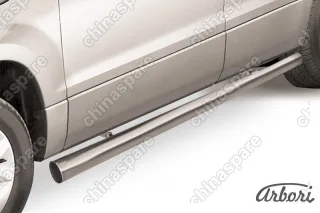AFZDASGV1205 Защита порогов d76 труба Arbori нерж. сталь для Suzuki GRAND VITARA 5дв. 2012-2015