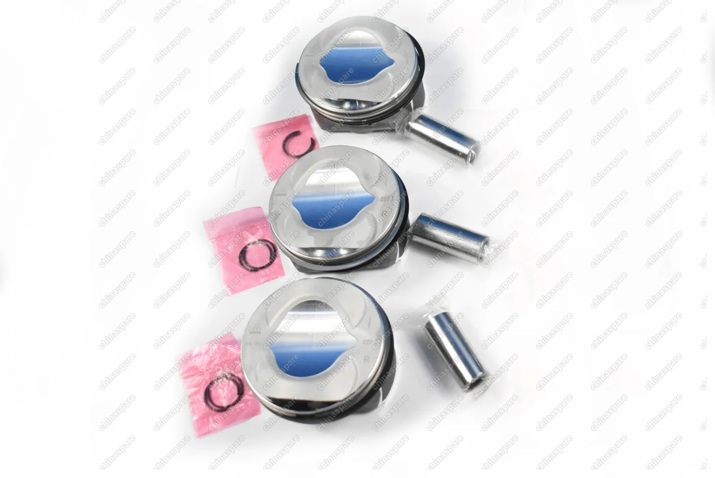 Поршни c кольцами и пальцем (комплект) +0,00 (STD) Audi 3,2L BKH, AUK,BYU 4-6 цилиндр