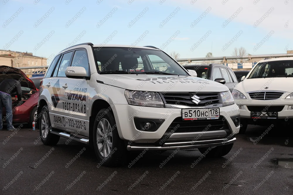 SZGV481602 Защита переднего бампера труба d60/42 двойная,Suzuki Grand Vitara 5D 2012-, SZGV.48.1602