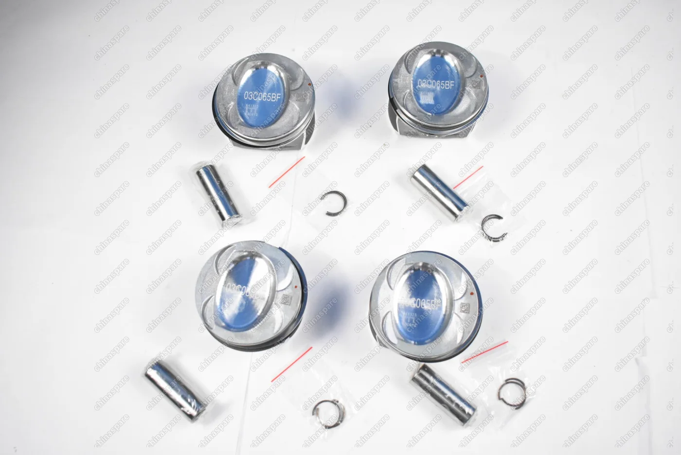 Поршни c кольцами и пальцем (комплект) +0,00 (STD) VAG 1,4L CAV