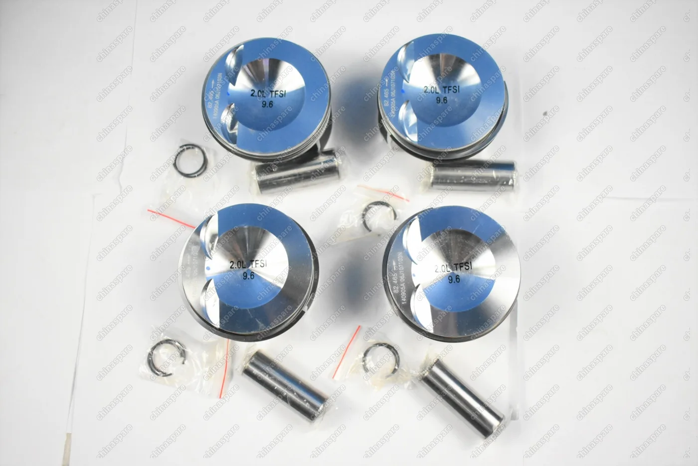 Поршни c кольцами и пальцем (комплект) +0,00 (STD) VAG 2,0 TFSI