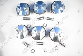 Поршни c кольцами и пальцем (комплект) +0,00 (STD) VAG BDW 2,4L A6 C6