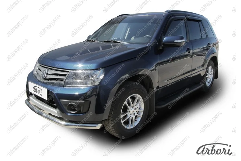 AFZDAALSSX401 Комплект алюминиевых порогов Arbori Optima Black 1700 для SUZUKI SX4 2014-нв