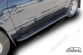 AFZDAALSSX401 Комплект алюминиевых порогов Arbori Optima Black 1700 для SUZUKI SX4 2014-нв