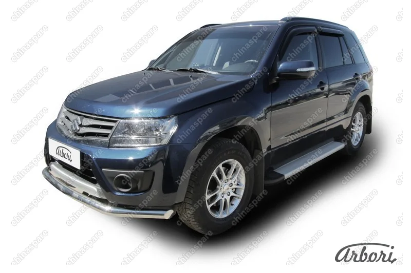 AFZDAALSSX402 Комплект алюминиевых порогов Arbori Optima Silver 1700 для SUZUKI SX4 2014-нв