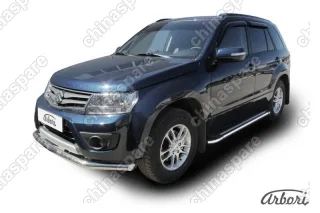 AFZDAALSSX403 Комплект алюминиевых порогов Arbori Luxe Black 1700 для SUZUKI SX4 2014-нв