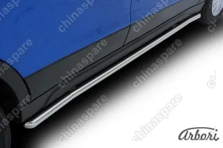 AFZDASSX41405 Защита порогов d42 с гибами Arbori нерж. сталь для Suzuki SX4 2014-нв
