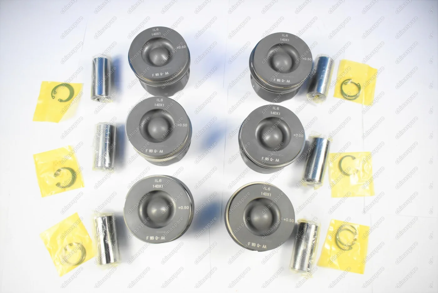 Поршни с кольцами и пальцем (комплект) +0,50 (R2) Land Rover 306DT 3,0 V6 Diesel