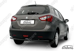 AFZDASSX41408B Защита заднего бампера d57 Arbori черн. для Suzuki SX4 2014-нв