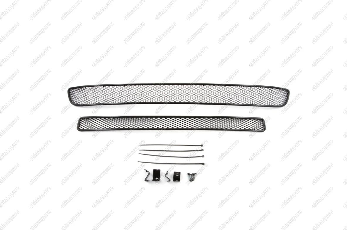 1510415151 Сетка на бампер внешняя для SUZUKI Vitara 2015->, 2 шт., черн., 15 мм, без декоративной накладки на передний бампер