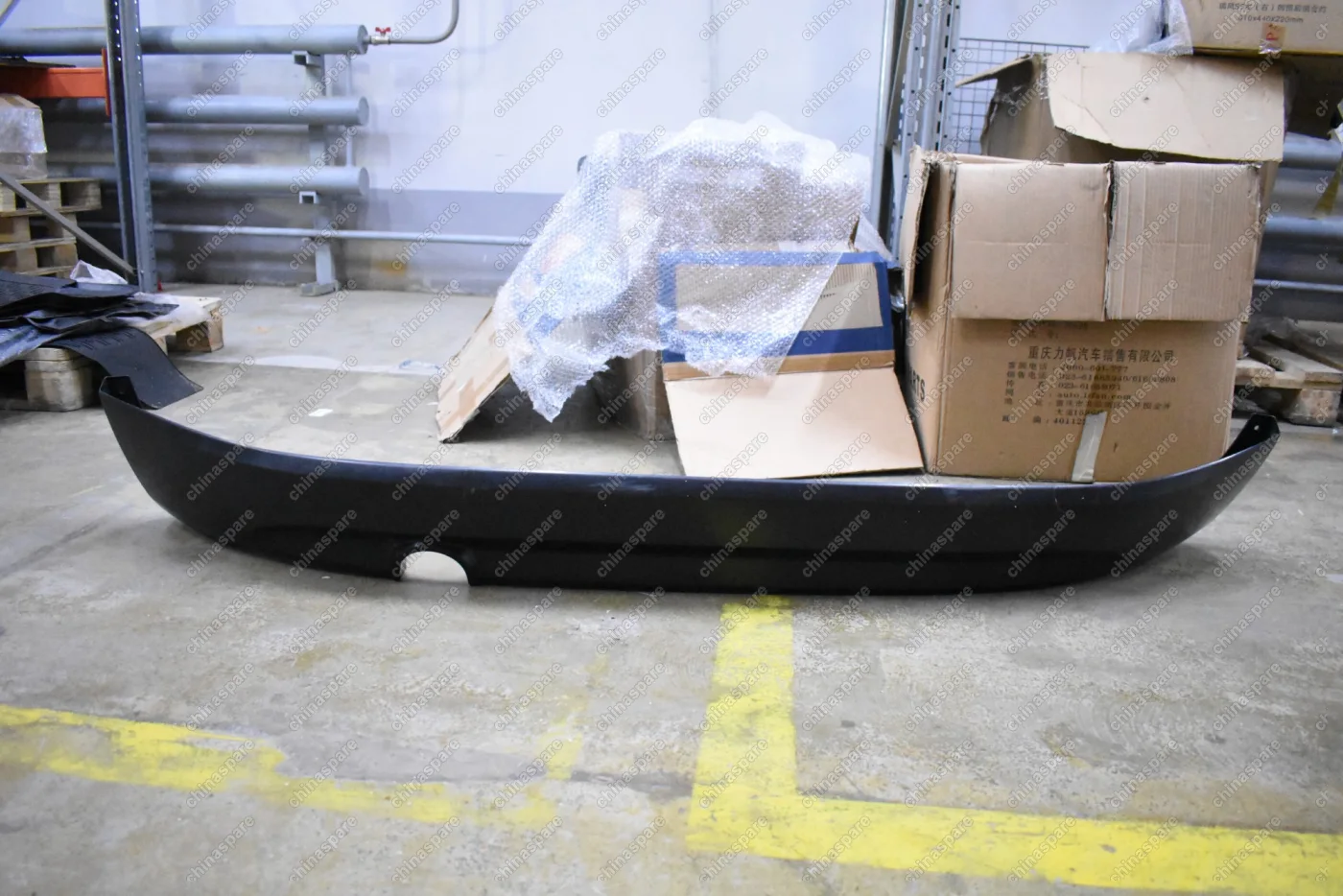 Юбка бампера заднего (без насадки на глушитель) Chevrolet Aveo 2012-2017  (уценка)