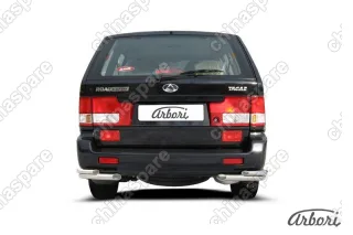 Уголки d57+d42 двойные Arbori нерж. сталь для Тагаз ROAD Partner 2008-2011