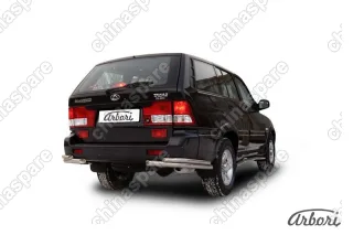 Уголки d57+d42 двойные Arbori нерж. сталь для Тагаз ROAD Partner 2008-2011